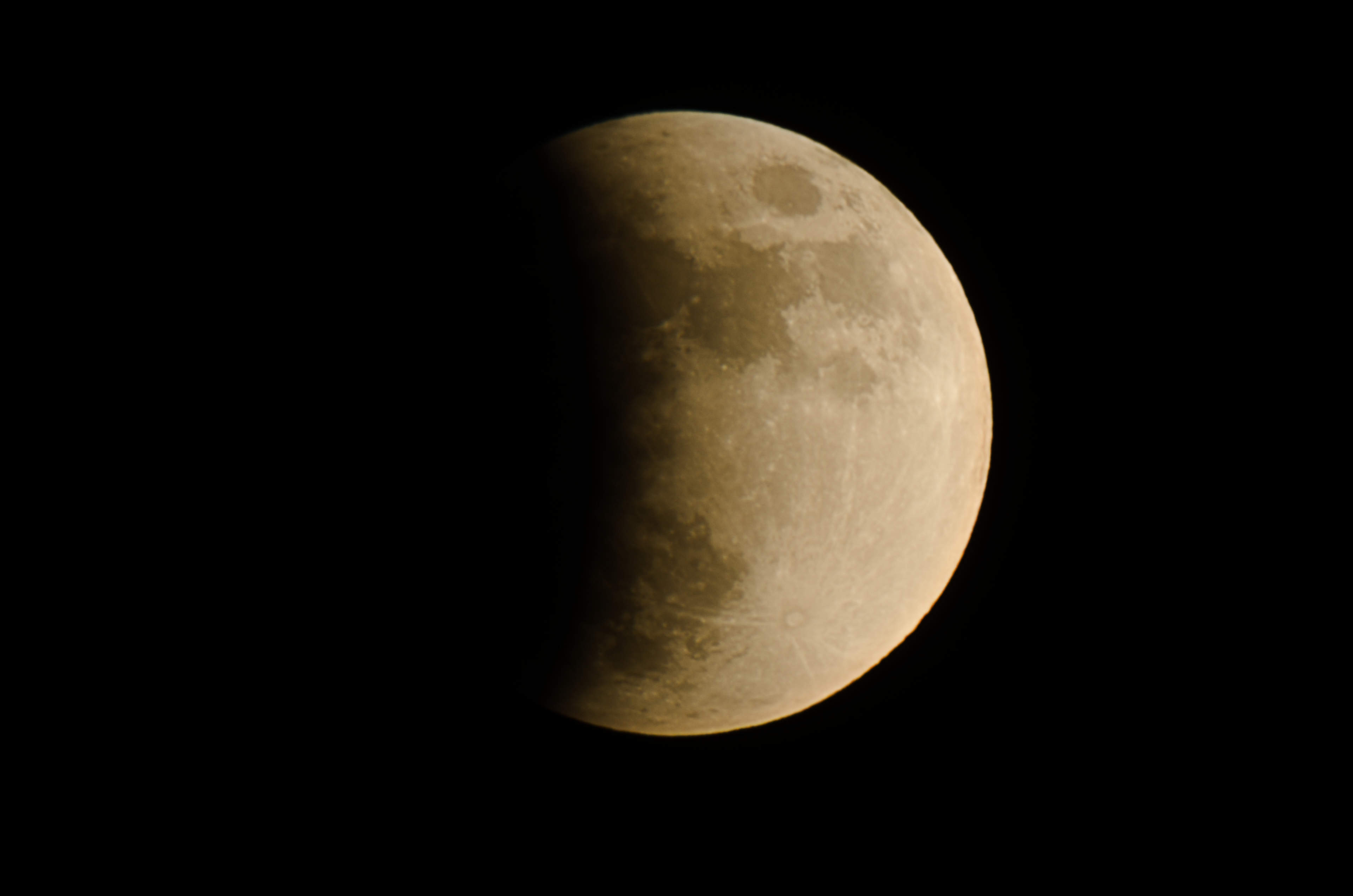 Partial lunar eclipse